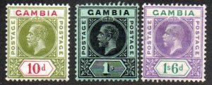 Gambia 80-82 Mint hinged