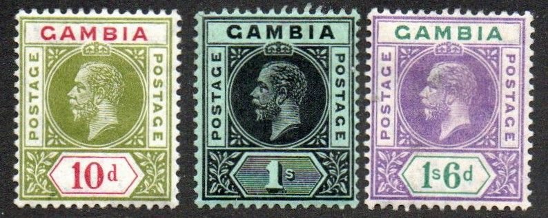 Gambia 80-82 Mint hinged