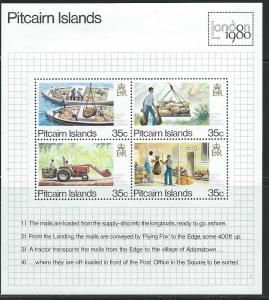 Pitcairn Islands #192 London 80 Expo S/Sheet (MNH) CV$1.75