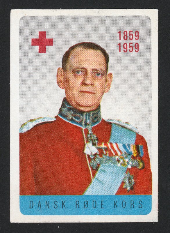 REKLAMEMARKE POSTER STAMP DANSK RØDE KORS (RED CROSS) DENMARK 1959