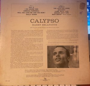 Harry Belafonte Calypso LP RCA Victor LSP-1248 Stereo 1956 VG+ 205582587974