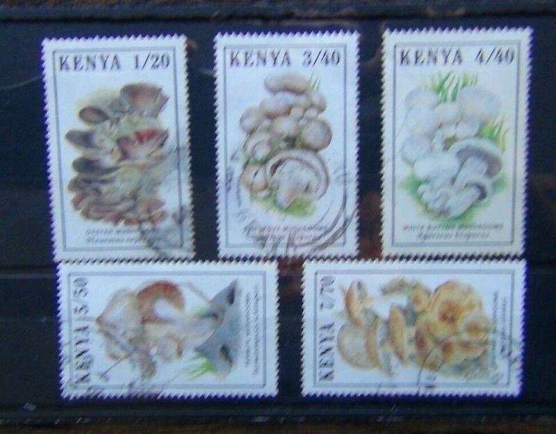 Kenya 1989 Mushrooms set Fine Used