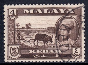 Malaya (Kedah) - Scott #85 - Used - SCV $1.00