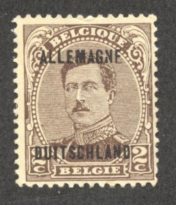 Germany-Belgian Occupation Scott 1N2 Unused HOG - 1919 Overprint