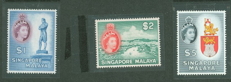 Singapore #40-42 Mint (NH) Multiple