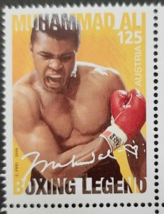 Austria - Muhammad Ali Boxing - Single Stamp - MNH