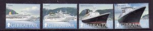 Gibraltar-Sc#1076-9-unused NH set-Cruise Ships-2007-