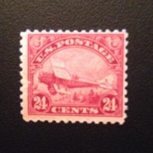 Scott #C6 1923 Biplane 24c, MINT, F-VF, NH, OG  CV $130.00