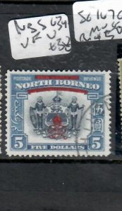 NORTH BORNEO  $5  BMA SG 334   VFU     P0320B H