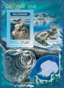 2014 MOZAMBIQUE MNH. SEALS   |  Y&T Code: 855  |  Michel Code: 7339 / Bl.907