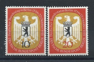 Allemagne Berlin N° 114/15** (MNH) 1955 - Session du Bundestag