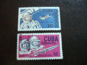 Stamps - Cuba - Scott# 946-947 - Used Set of 2 Stamps