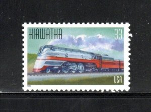 3336  * HIAWATHA ~ TRAIN *   U.S. Postage Stamp MNH