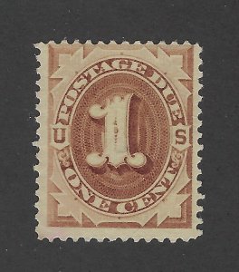 United States Scott J1 Postage Due 1¢ Mint No Gum