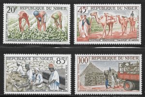 Niger Scott C31-C34 MNHOG - 1963 Peanut Industry Issue - SCV $5.85
