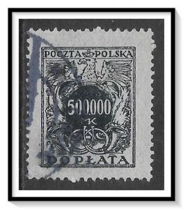 Poland #J64 Postage Due Used
