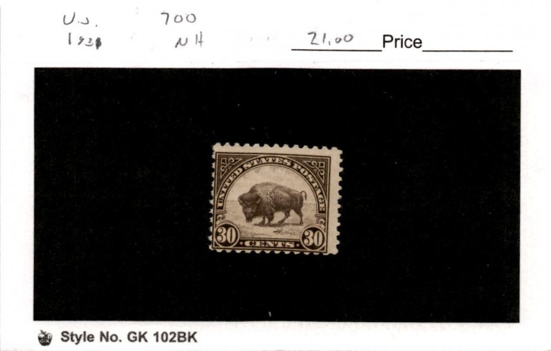 United States Postage Stamp, #700 Mint NH, 1931 Buffalo (AB) 