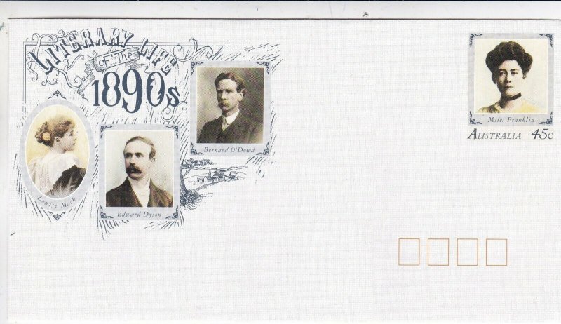 Australia 1991 Literary Life Miles Franklin FDC Envelope Unused VGC