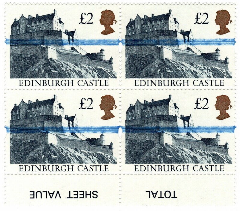 (I.B) Elizabeth II Postal : Edinburgh Castle £2 (PO Training School) 