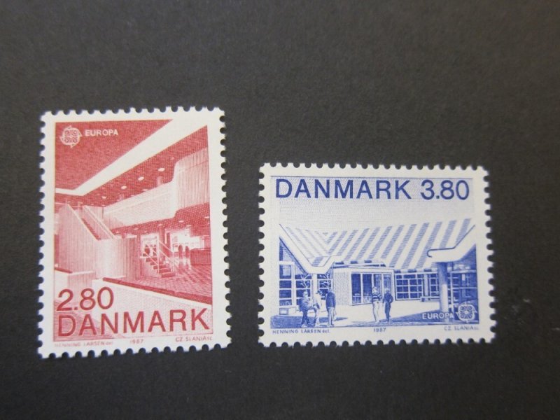 Denmark 1987 Sc 837-8 set MNH