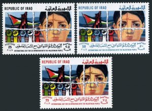 Iraq 948-950,MNH.Michel 1028-1030. Palestinian Day.1979