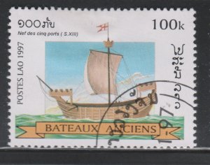 Laos 1349 Sailing Ships 1997