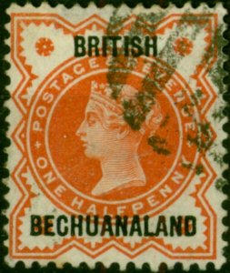 Bechuanaland 1888 1/2d Vermilion SG9 Fine Used