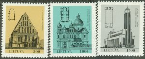 LITHUANIA 437-9 MNH BIN $2.00