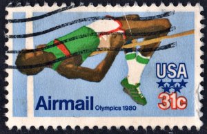 SC#C97 31¢ 1980 Olympics: High Jump Single (1979) Used