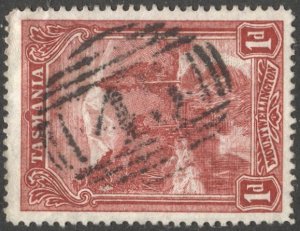 TASMANIA  Australia 1899 Sc 87, Used VF 1d Mt Wellington, 45 (Jericho) cancel