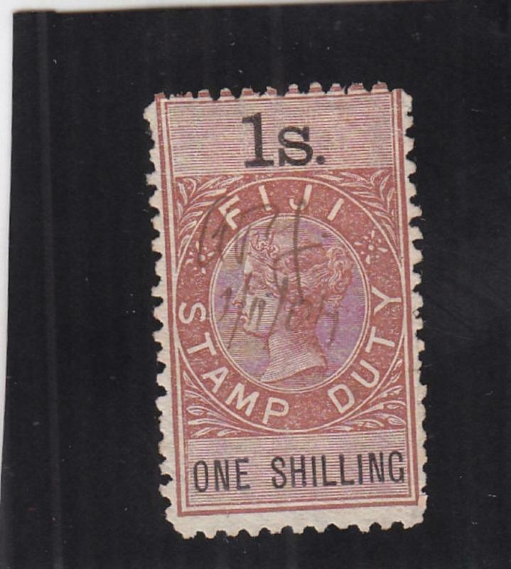 Fiji, Stamp Duty Tax, 1/S, Sc #8 (24924)