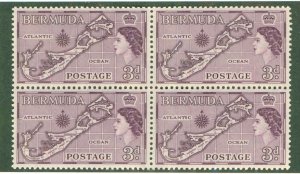 BERMUDA 148 MNH BK/4 BIN $1.40