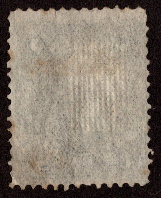 KAPPYSSTAMPS EARLY SMALL BANKNOTE SCOTT 97 USED FINE GRILL 12x15 CV $200 H578