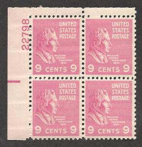 #814  9c William Henry Harrison