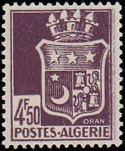 1942-1945 Algeria #147-158, Complete Set(12), Hinged