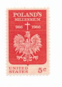 USA 1966  Scott 1313 MNH  - 5c, Polish Eagle & Cross