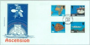 84727 - ASCENSION - Postal History - FDC COVER 1993 Communications BOATS