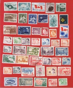 Canada #437-477 VF used  Various Scenes  w/coils  Free S/H