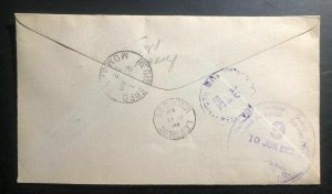 1952 Nairobi Kenya British KUT First Day Cover FDC To Montreal Canada