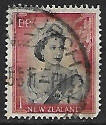 New Zealand # 297 - Queen Elisabeth - used.....{GR5}