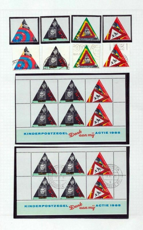 Netherlands Mid/Modern MNH Sheets Booklets Wildlife Red X 130Tro454