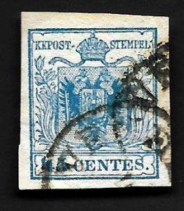 Lombardy-Venetia 1850 - U - Scott #6C