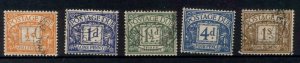 GB 1951-52 Postage Dues MLH/FU