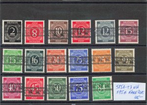 GERMANY 585A-93 MNH ; ONLY 585B IS FORGERY  USE IT TO LEARN FORGERIES