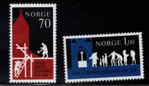 Norway Scott 576-577 MH* 1971 set