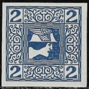 Austria 1908 Mint Newspaper Stamp Scott #P15 Mercury 2 Heller