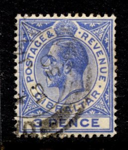 Gibraltar Stamp #81  USED FU SINGLE