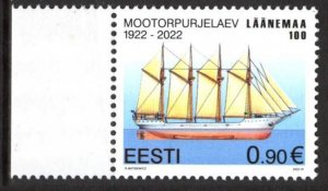 Estonia 2022 Sailing Ships Laanemaa MNH