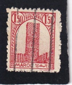 French  Morocco     #      187    used