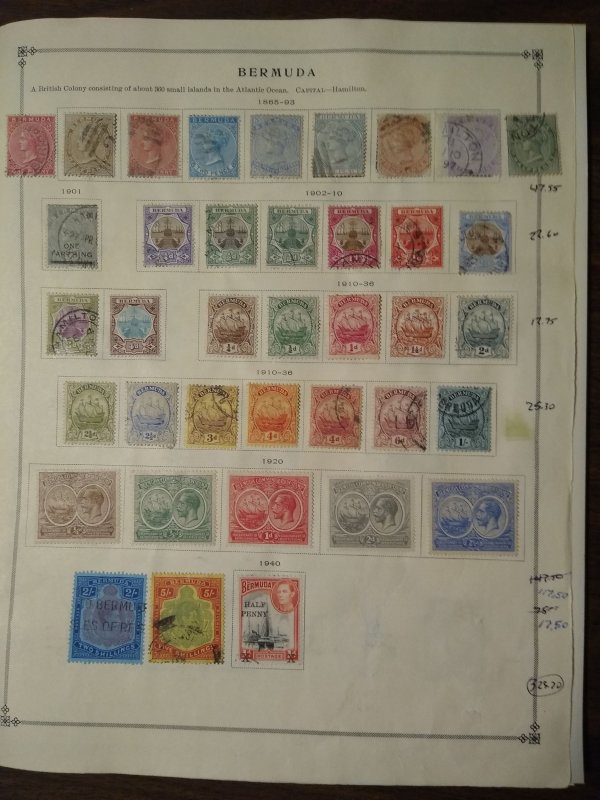 collection on pages Bermuda to 1940 HH: CV $320 | Caribbean - Bermuda ...